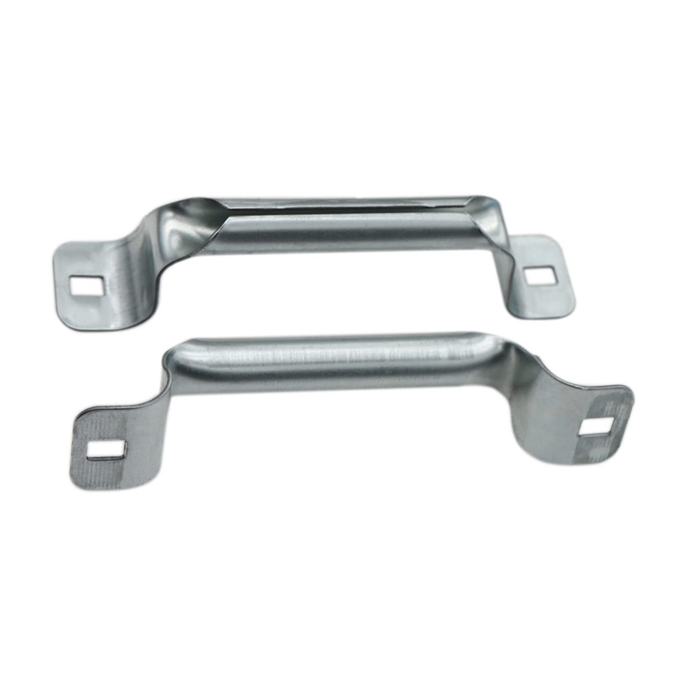 2 Pack Heavy Duty Garage Door Pull Handles for Most Bottom Lift Handle Silver