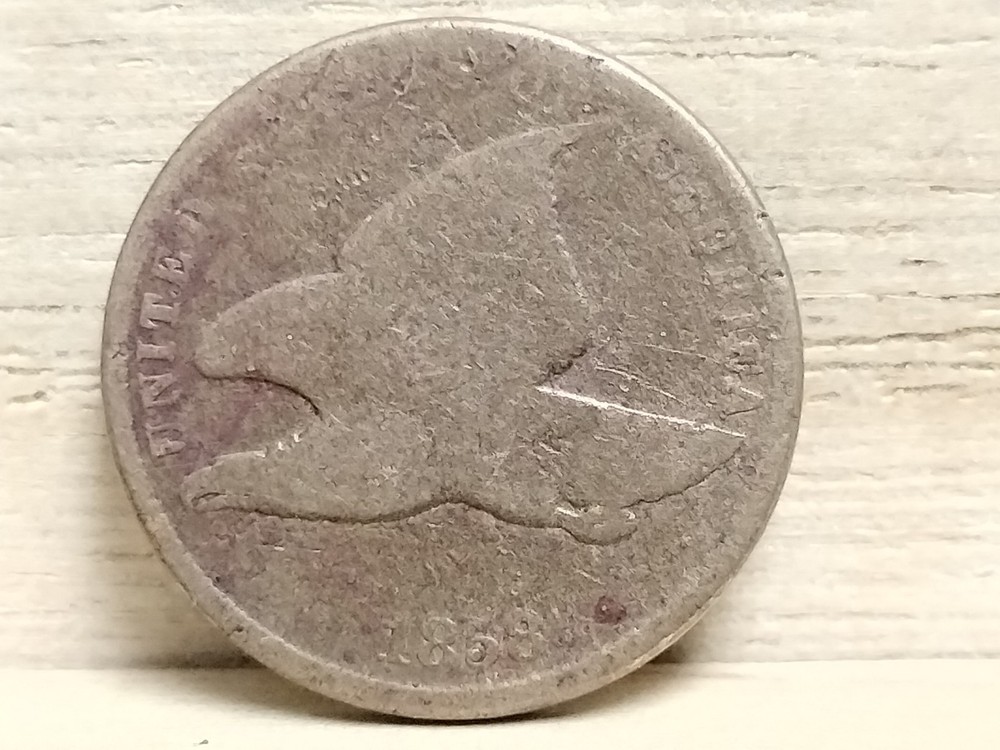 1858 Flying Eagle Cent US Coin (Small Letters?)