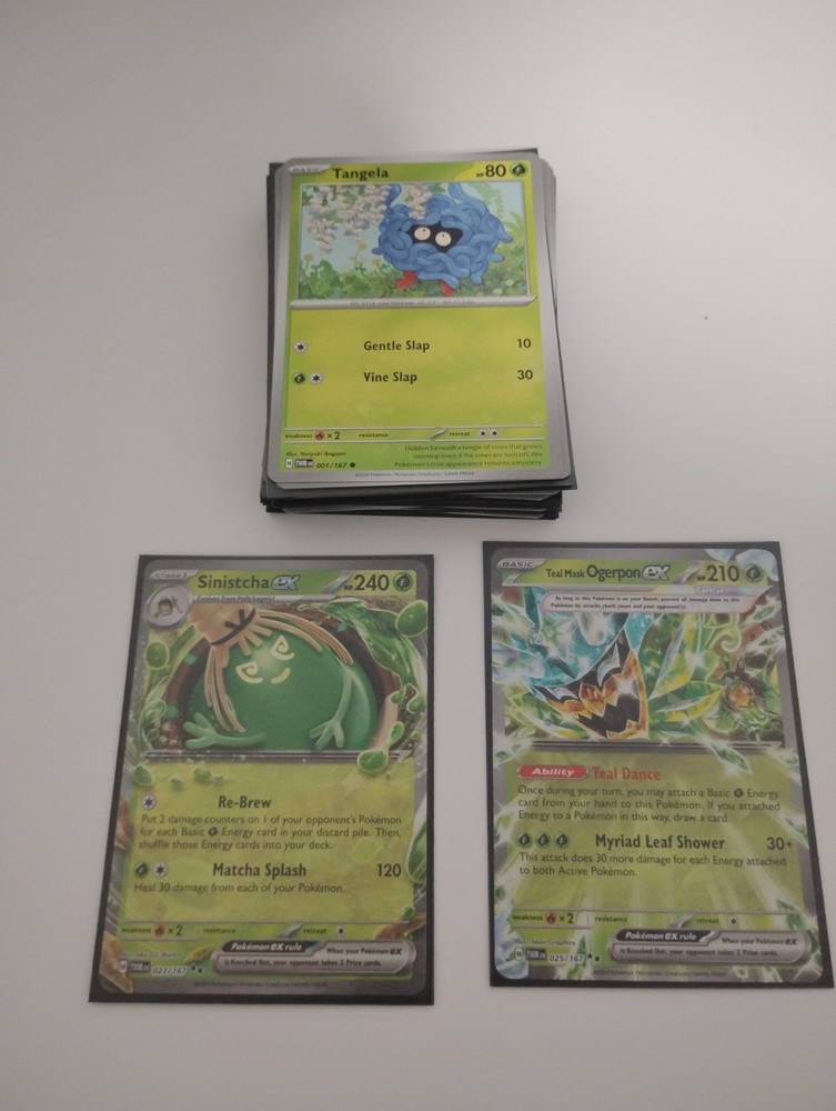POKÉMON TCG Twilight Masquerade Partial Base Set + Reverse-holos + Ex + 4 FA