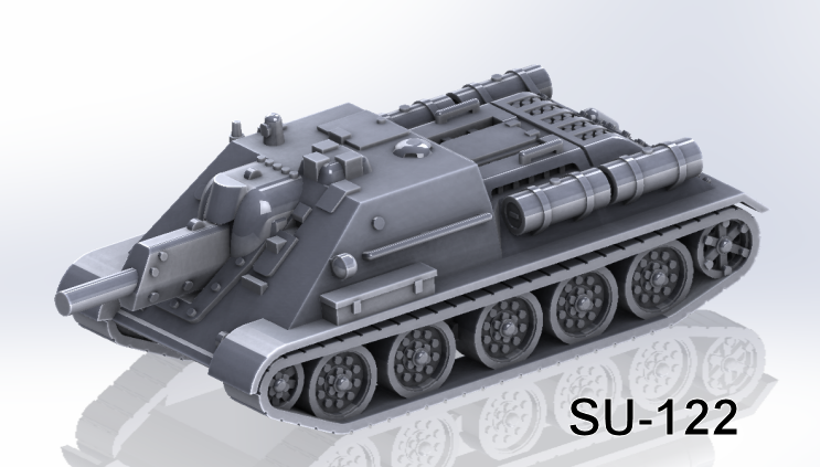 Russian - SU-122 SPG (3)