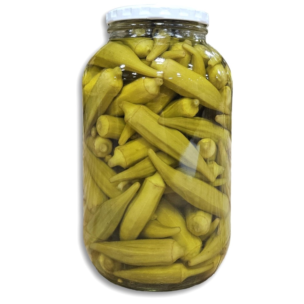 Pickled Whole Okra Value Pack | 64 Fl Oz Bulk Jar