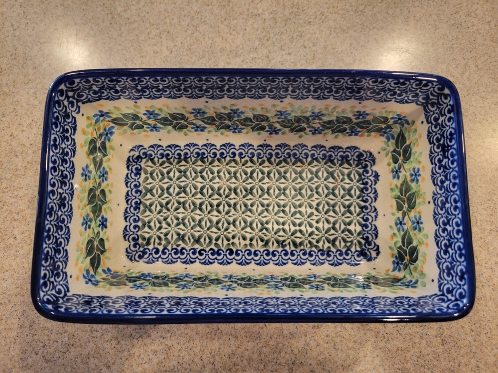 Polish Pottery 8" Loaf Pan
