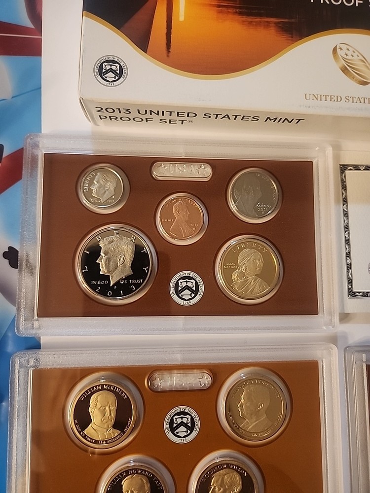 2013 US Mint 14 Piece Proof Set w/Box & COA