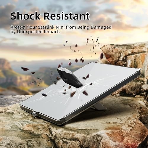 for Starlink Mini Dish Protect Cover & Protective Shell, Shock Resistant for