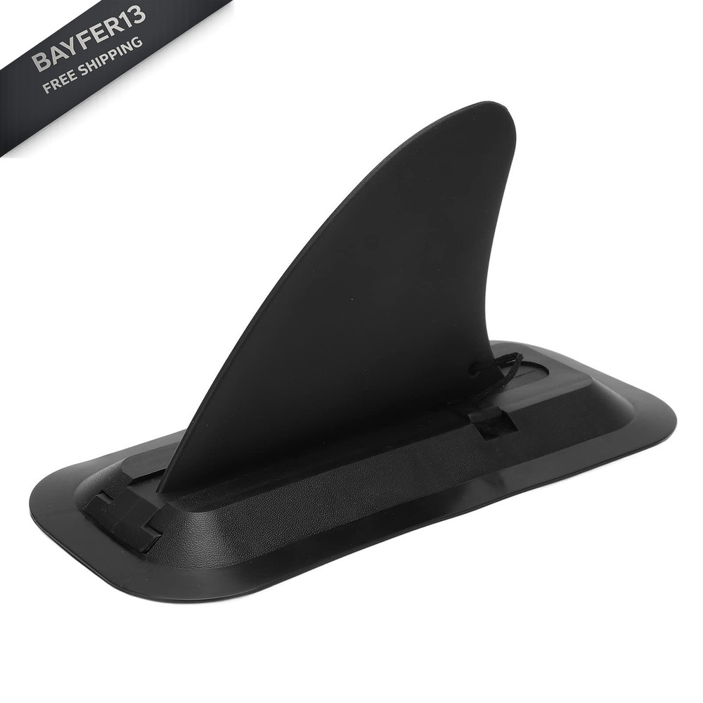 Paddle Board Fins Replacement, Plastic Adjustable Paddleboard Fin Black