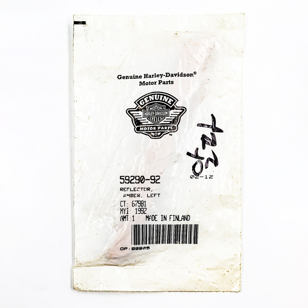 [58290-92] GENUINE HARLEY-DAVIDSON - REFLECTOR, AMBER, LEFT