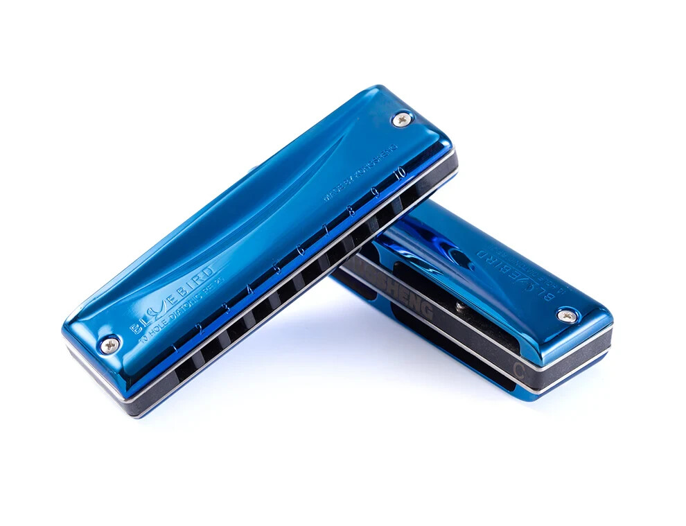 Kongsheng Bluebird High Quality 10 Hole Diatonic Harmonica ~Multiple Keys