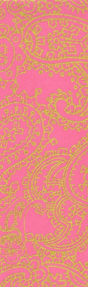 Exotic Designs #3 decorative paper, laminated bookmark
