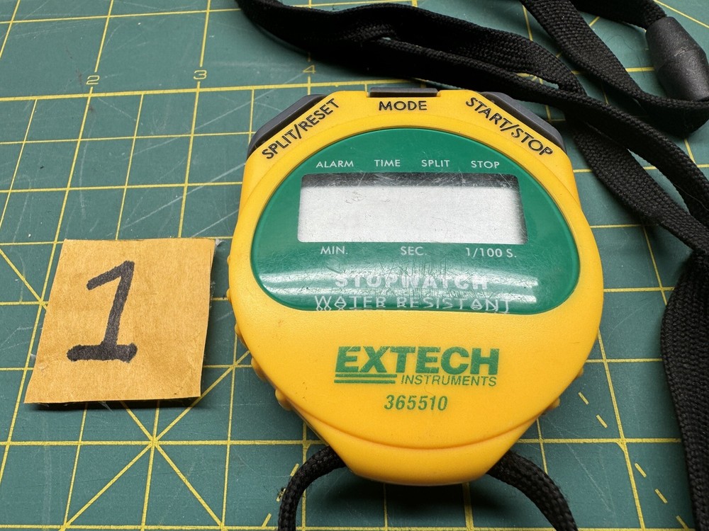 EXTECH 365510 Digital Stopwatch,Water Resistant