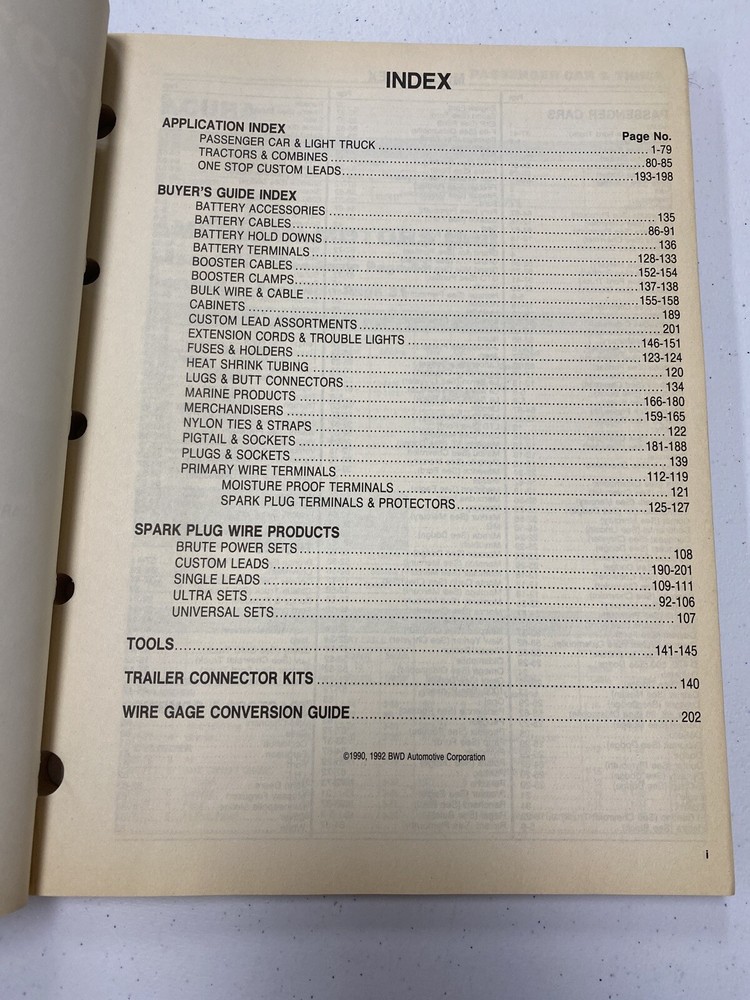 Niehoff 1992 Wire & Cable Catalog