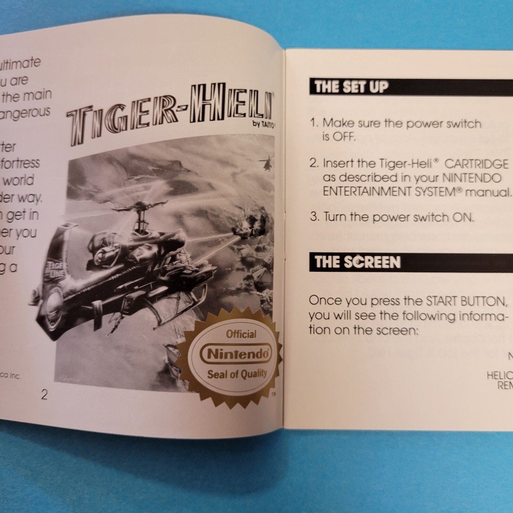 tiger heli nes manual