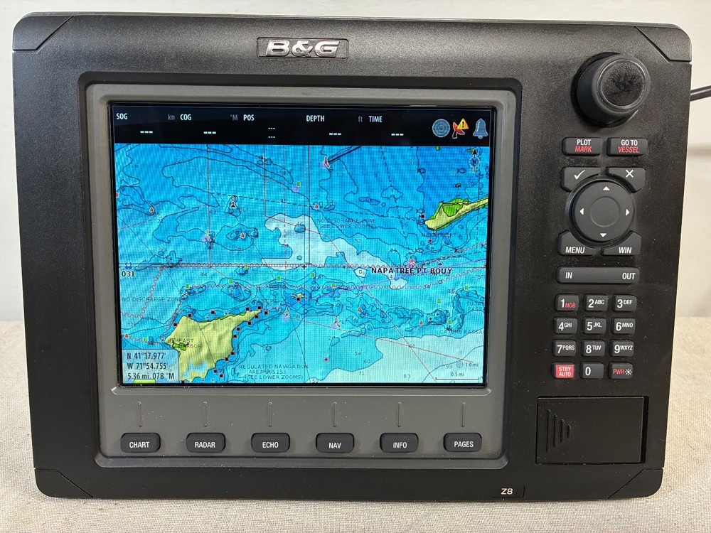 B&G Z8 8" Multi Function Display Navico Simrad Tested/Warranty!
