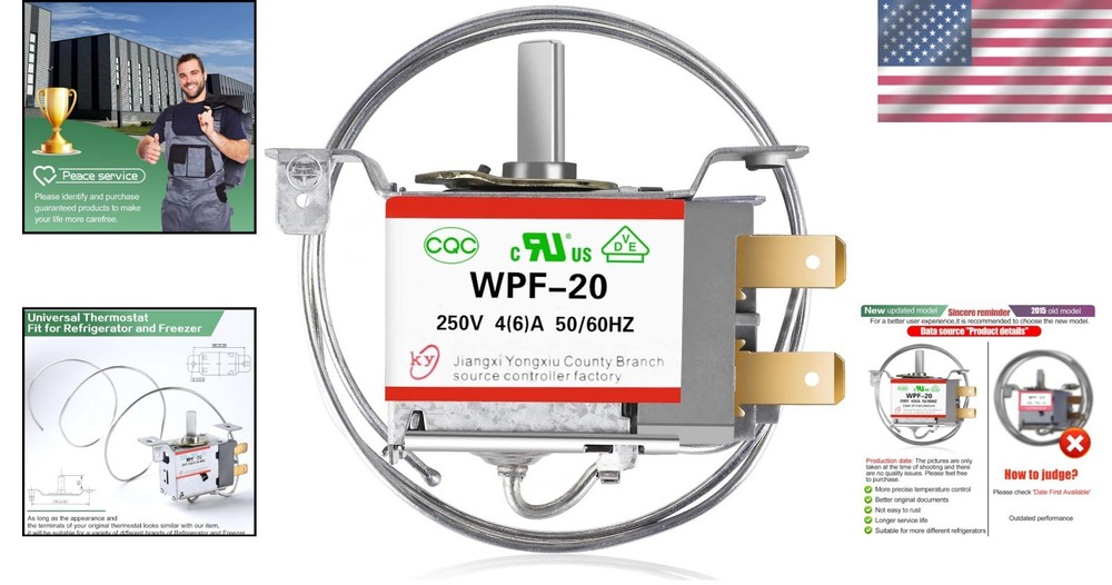 Effortless Installation Mini Fridge Thermostat for Optimal Temperature Control