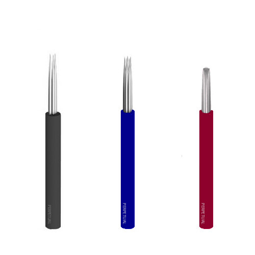 50 Microblading Microblade Needles Blade Permanent Makeup Eyebrow Tattoo Needle