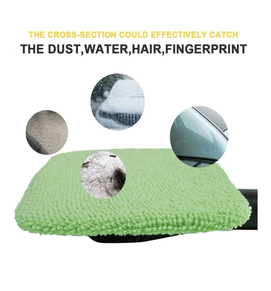 5 Pack Microfiber Replacement Bonnets for Windshield Cleaners - Eco-Friendly