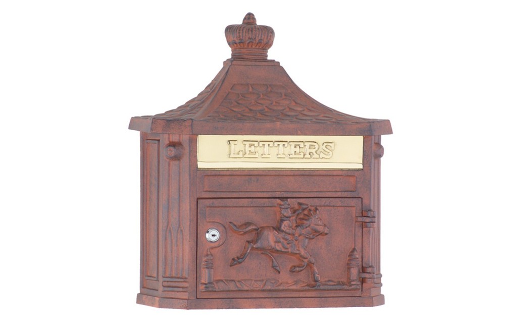 Victorian Wallmount Locking Mailbox