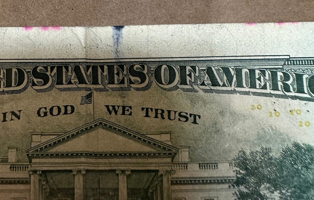 $20 BILL INK SMEARS ERROR RARE