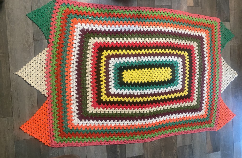 crocheted afghans handmade Throw Blanket