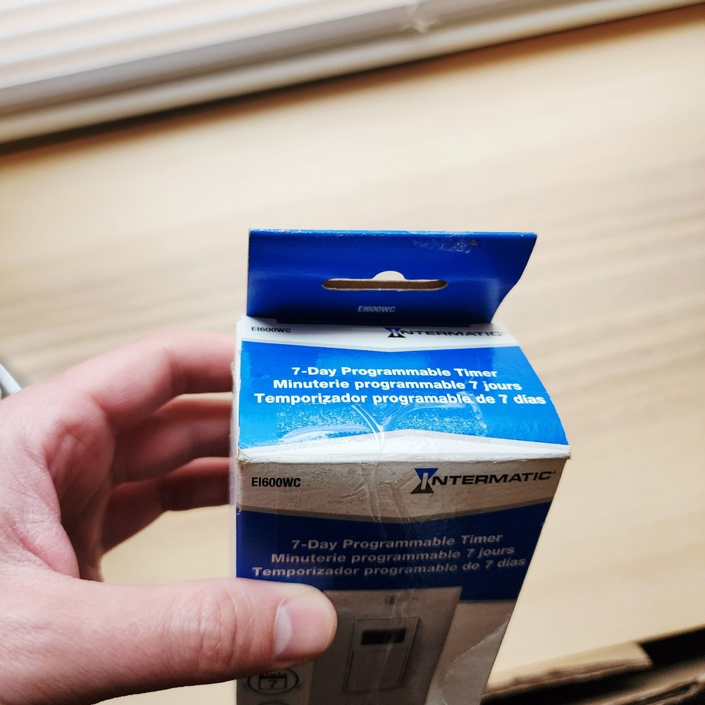 Intermatic EI600WC 20A 120-277VAC Programmable Timer Heavy-Duty White