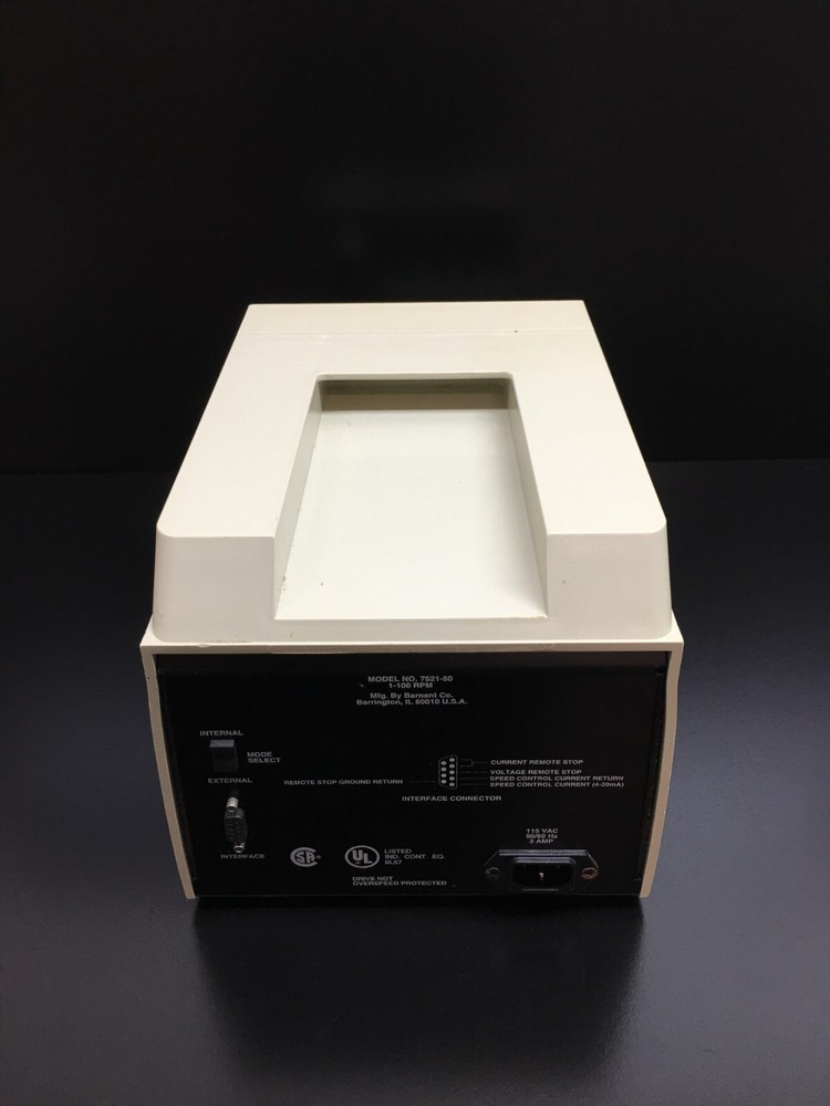 Cole Parmer Masterflex Console Drive Model 7521-50 With Pump Head 7519-10