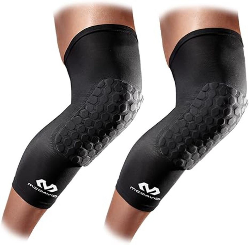 Knee Compression Sleeves: McDavid Hex Knee Pads Compression Leg Sleeve for Baske