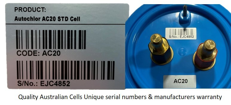 K-Chlor AC20 salt cell chlorinator replacement electrode pool water generic