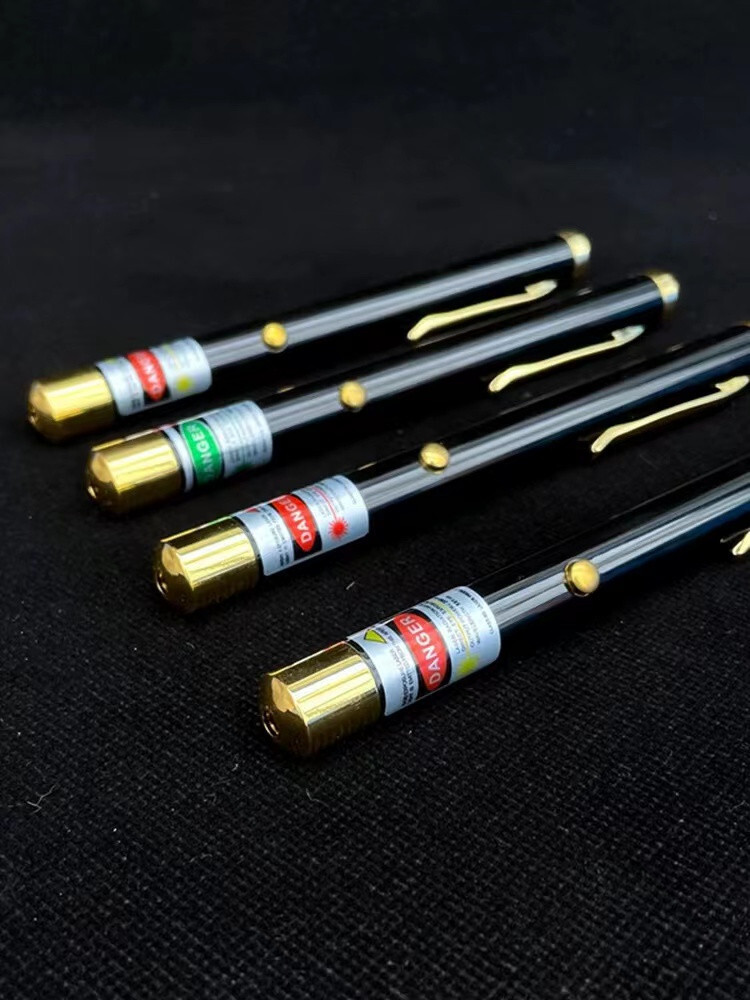 1mw 593nm Fixed Focus Yellow Pointers Pen Lights Flashlight