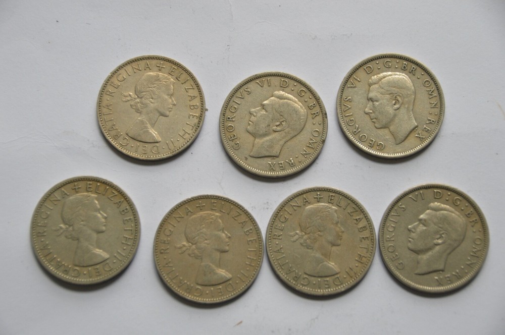 british half crowns coins