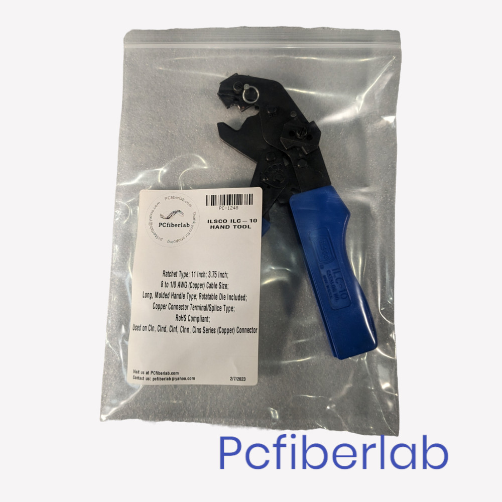 Ilsco ILC-10 Wire Ratchet Hand Tool Crimper