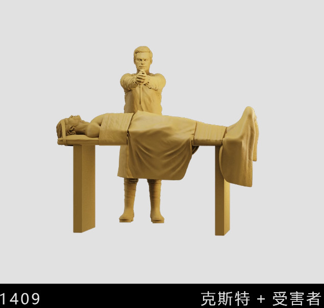 1/64 Resin Doctor Killer Scene  Unpainted