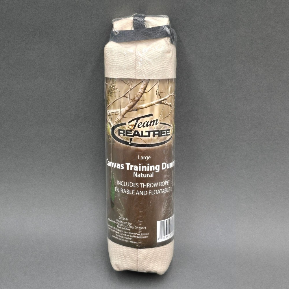 Realtree Large Canvas Training Dummy 10" Floatable Includes Throw Rope