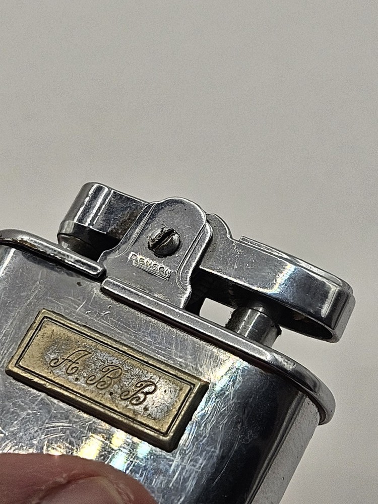 Ronson Whirlwind Lighter Vintage Untested Newark NJ