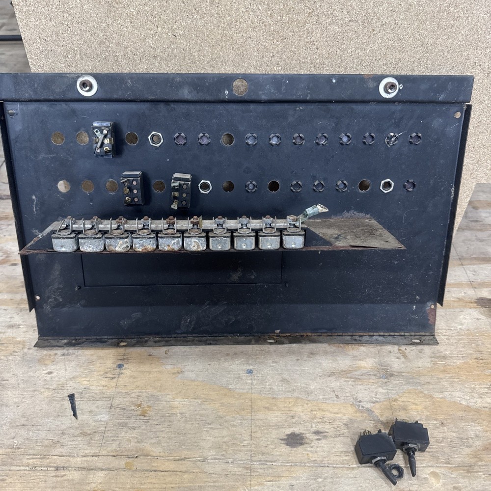 1984 International School Bus Control Panel Switches