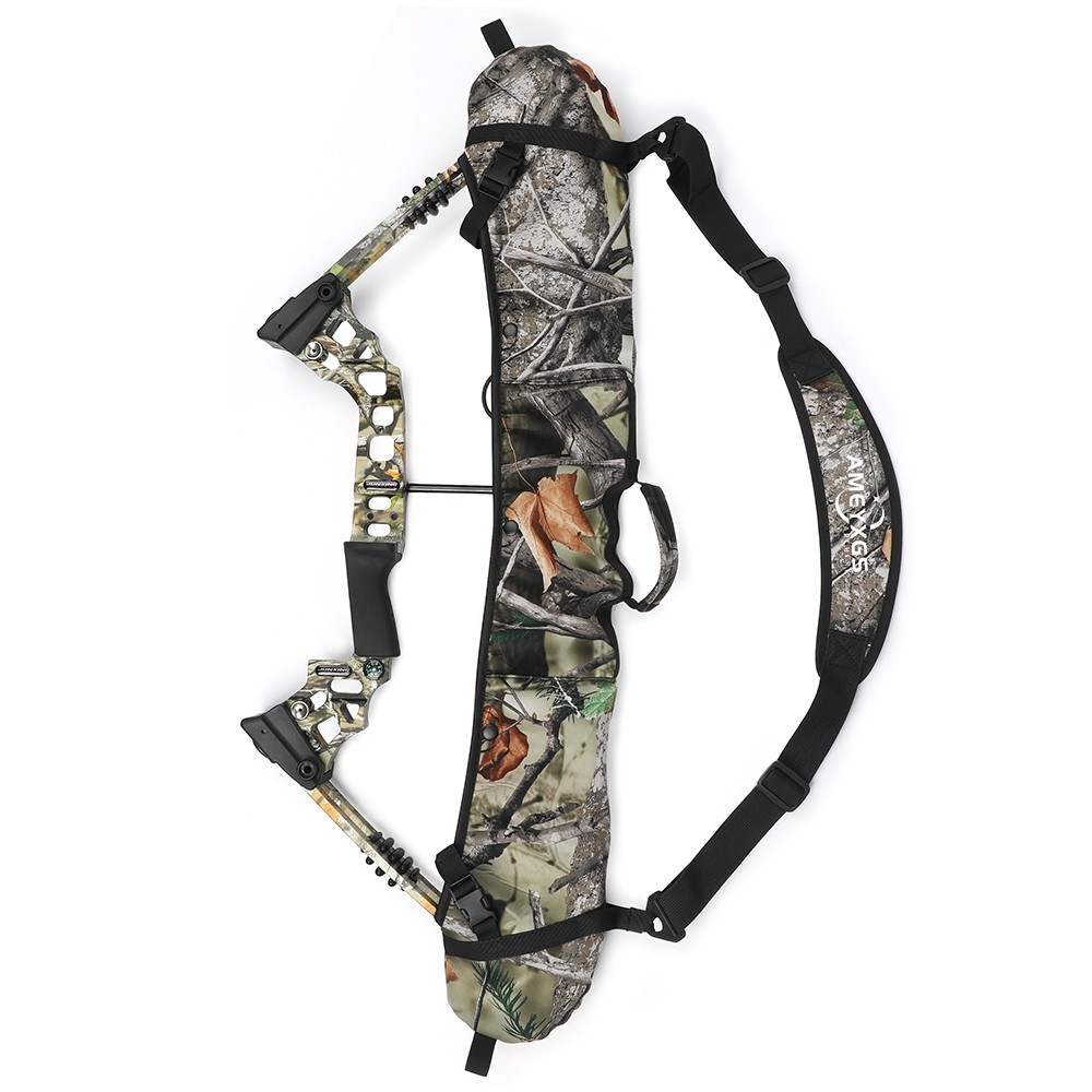 Camo Compound Bow Bag Bow Cam Protector Target Shooting Hunting Archery Quiver