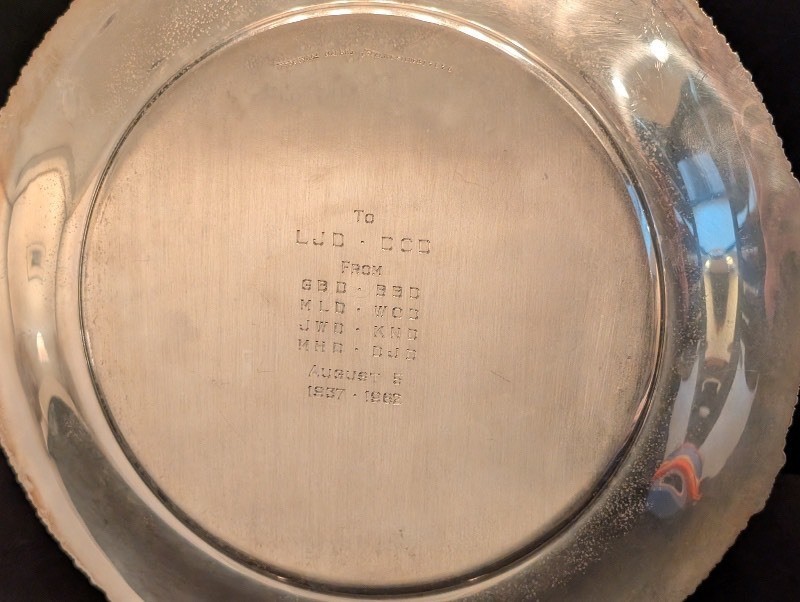 Vintage Tiffany & Co Sterling Silver Dish