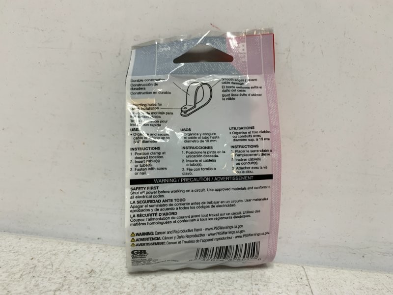 Gardner Bender PPC-1575UVB Cable Clamp 3/4" UV Black