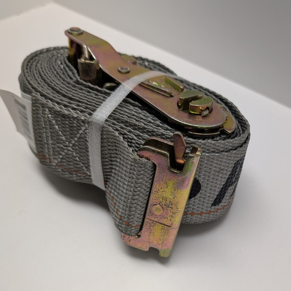 Pacific Cargo Control Ratchet Strap 2x16 WLL 1000 lbs. GRAY