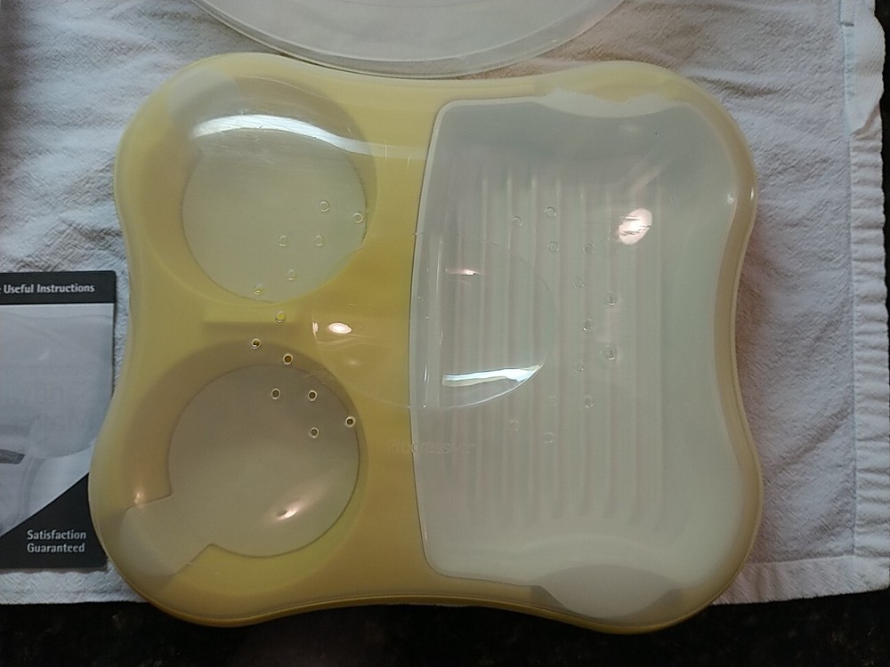 Progressive Microwave Bacon Tray + Breakfast Sandwich Maker + Adjustable Cover