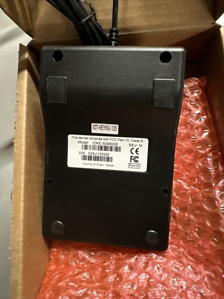 NEW ID Tech SREDKey 2 with MSR USB KB XMLFormat IDSK2-504E