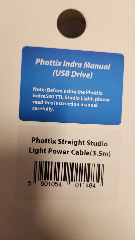 Phottix Indra360 TTL Studio Light Used Missing Battery Missing power cord