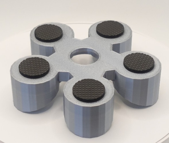 Bowling Ball Spinner Cup - Silky Silver