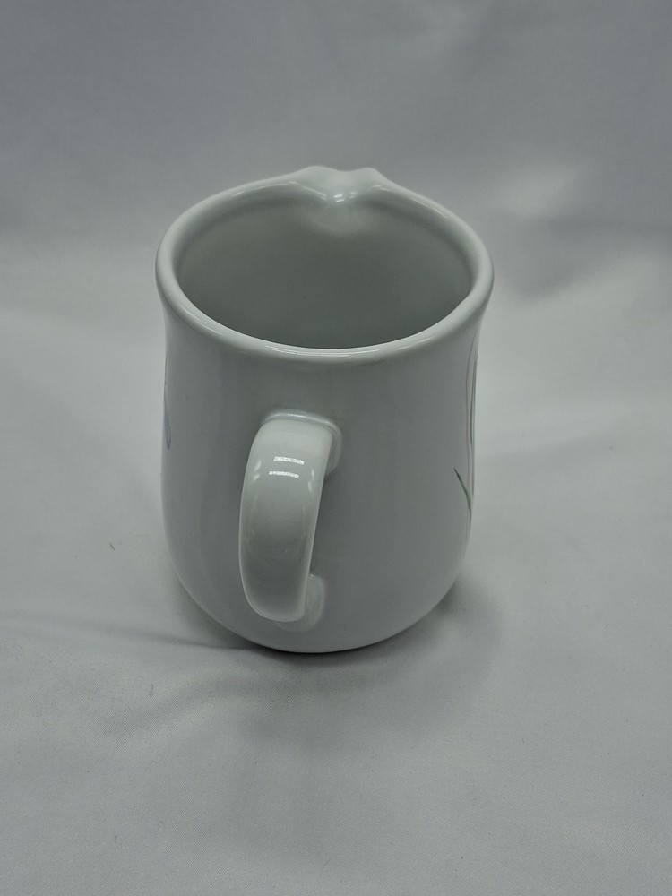 CORELLE Coordinates SHADOW IRIS CREAMer Pitcher, Stoneware.