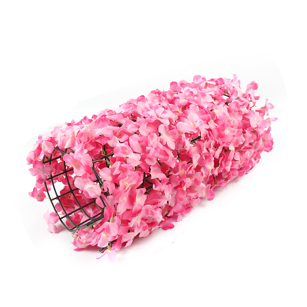 10PCS Artificial Silk Flower Wall Panel Wedding Party Floral Background Decor