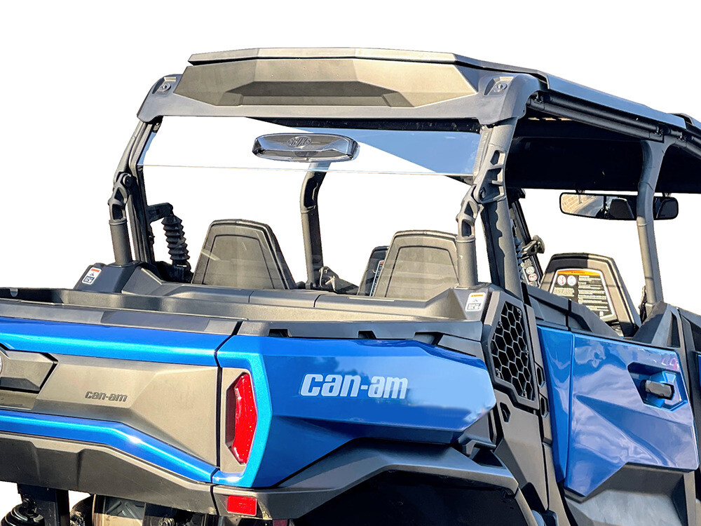 Can-Am Commander 1000 & MAX Rear Window Dust Panel Vented 2021+ ONLY