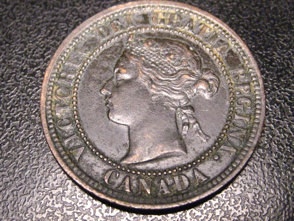 1876-H Canadian Large Cent
