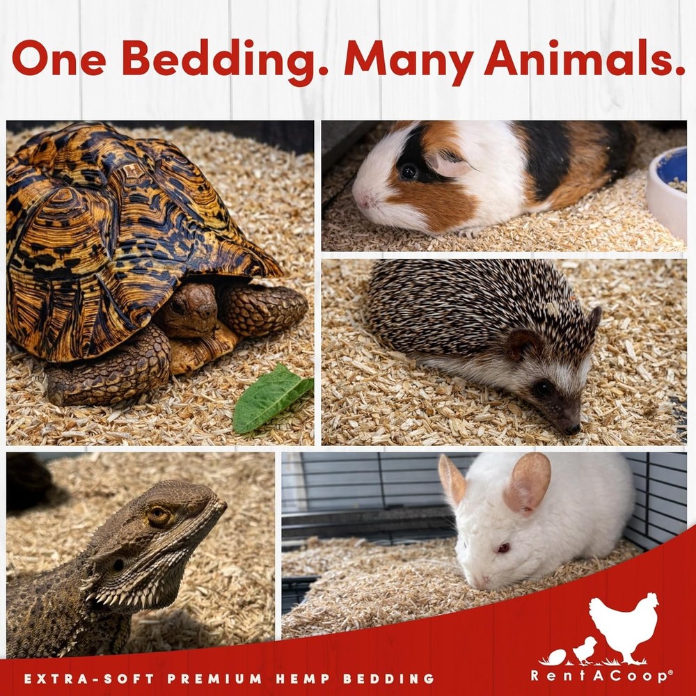 Extra-Soft Premium Hemp Bedding 300L – Super Absorbent, Low Dust