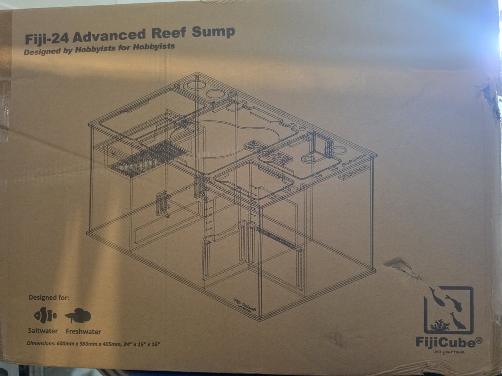 Fiji Cube Advanced Reef Aquarium Sump 24