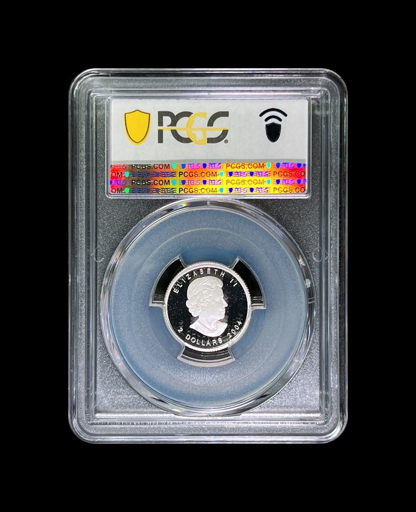 CANADA. 2004, 2 Dollars, Silver - PCGS PR69 - Arctic Fox, Profile