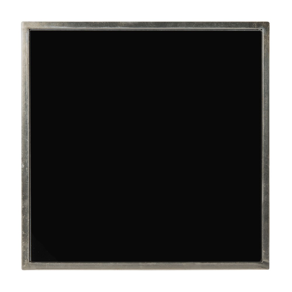 SAFAVIEH Kiley Silver Leaf Accent Table | Silver/ Black |