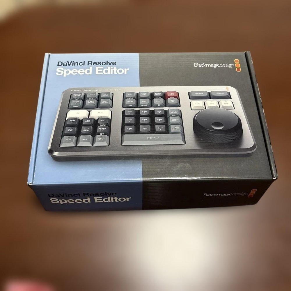 Blackmagic DaVinci Resolve Speed Editor Keyboard Tested No Software License
